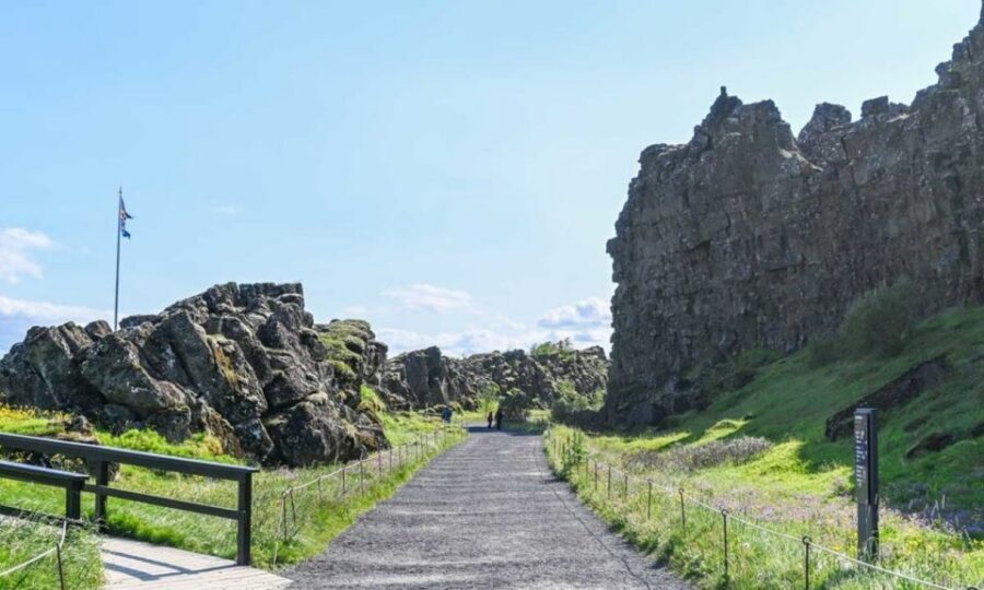 From Reykjavik: Full Day Whale Watching & Golden Circle Tour - Thingvellir National Park: 45 minutes where tectonics feel real