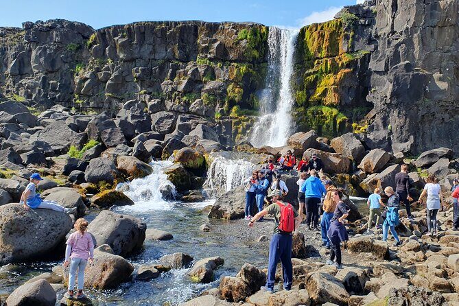 Golden Circle - Shore Excursion from Reykjavik in Minibus, English - Gullfoss waterfall: two-stage power with a simple viewing plan